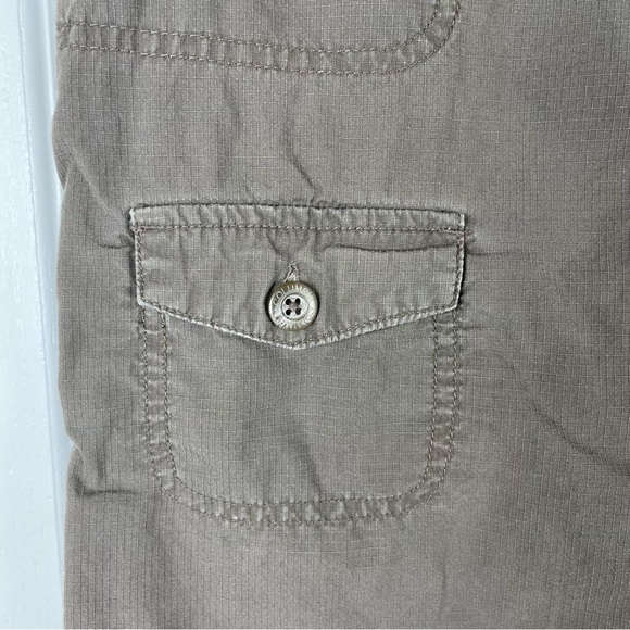 Columbia Straight Utility Cargo Skirt Womens 10 Green Khaki Outdoor Hiking Y2K - Picture 5 of 15